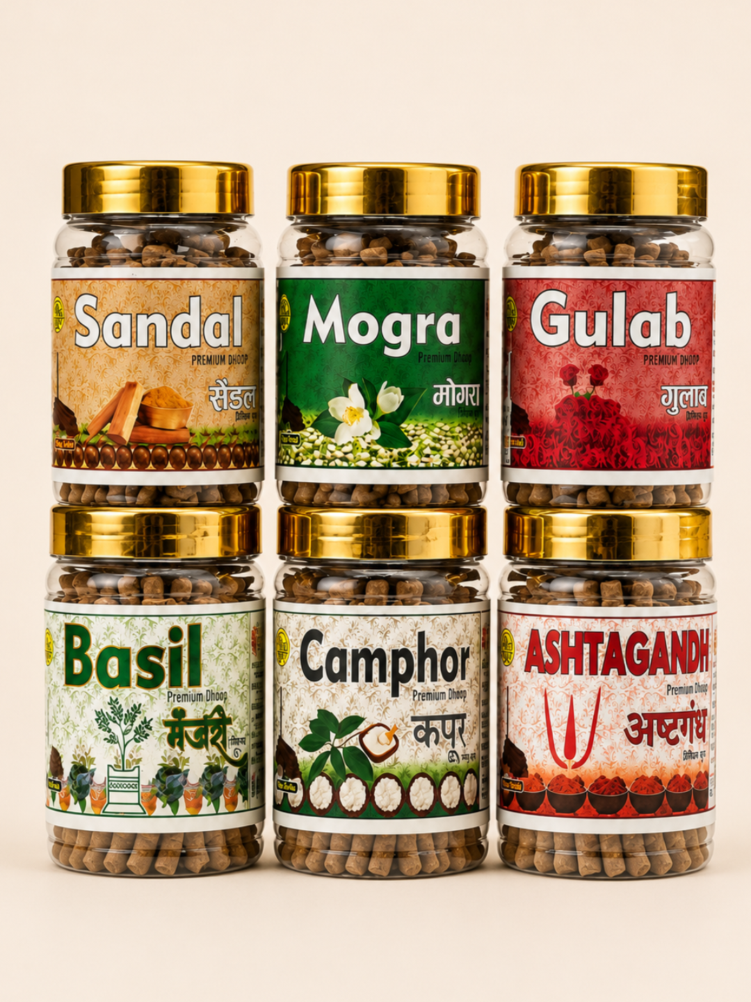 Ashtagandh Series Dhoop Sticks Jar